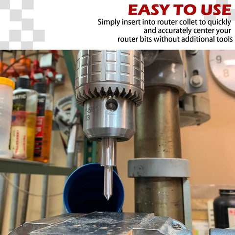 Dead On Router Bit Template Guide Base Plate Centering Tool Built For Exact Alignment On Quarter And Half Inch Collets Heavy Duty Hss Design delivering knockout precision.