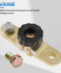 Side Post Battery Disconnect Switch For Cars Trucks And Boats Quick Cutoff Isolator Kill Switch Battery Drain Prevention