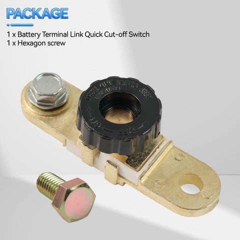 Side Post Battery Disconnect Switch For Cars Trucks And Boats Quick Cutoff Isolator Kill Switch Battery Drain Prevention