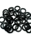 100 Piece Steel Fasteners Kit With 50 M8 Flat Washers And 50 M8 Split Lock Washers Black Oxide Finish Metric Hardware
