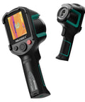 Front and side view of TR20 Pro Dual Lens Thermal Imaging Camera, Handheld Infrared Imager With 320 By 240 Resolution And 50Hz Refresh Rate