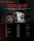 Upgrade Your Ride With A Premium Front Disc Brake Hardware Kit For Volvo Xc60 Xc90 S60 Xc40 And More 2016 To 2022 Models Featuring Rock Solid Durability And Smooth Performance That Keeps You Safe On The Road. brake caliper hardware kit with rotor and caliper detail, ref 13736