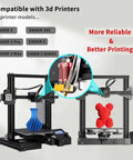 Ender 3 Hotend Upgrade Kit With M3 Stud Thermistor, installed on Creality 3D printers, demonstrating enhanced printing reliability.