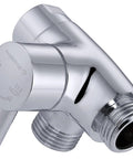 Solid Metal Shower Arm Diverter For Handheld And Fixed Shower Heads Universal Chrome Three Way Water Control Fitting