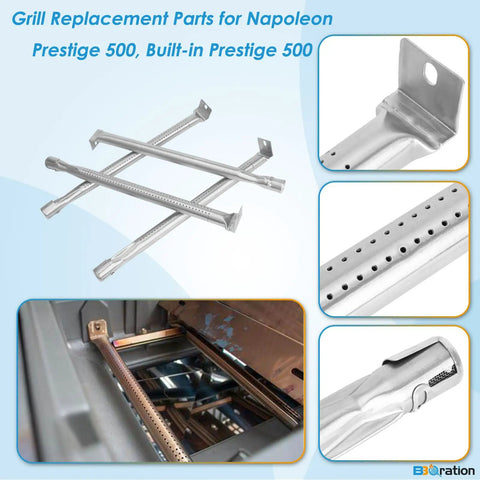 Level Up Your Weekend Cookout With This Knockout Stainless Steel Grill Replacement Kit Featuring Fit Like A Glove Cooking Grids Heavy Duty Heat Plates And Rugged Burners For Prestige Models, stainless steel burner tubes.