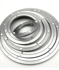 Heavy Duty Aluminum Turntable Base Bearing With 360 Degree Rotating Ball For Kitchen And Dining Tables, Round Swivel Plate