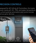 Smart Hydro Sensor for AI Controller Environmental Monitor for pH EC TDS and Water Temperature Twenty Four Seven Automatic Adjustments