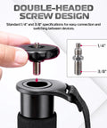 Ultra Lightweight 61 Inch Camera Monopod For On The Go Travel Photography double-headed screw design