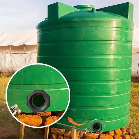 Heavy Duty Three Inch PVC Bulkhead Fitting Kit With Reinforced Seals For Water Tanks Aquariums Rain Barrels And Pools