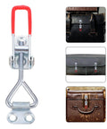 Eight Piece Adjustable Toggle Clamps Built Tough For The Shop Heavy Duty Zinc Plated Iron Box Pull Latches for workholding