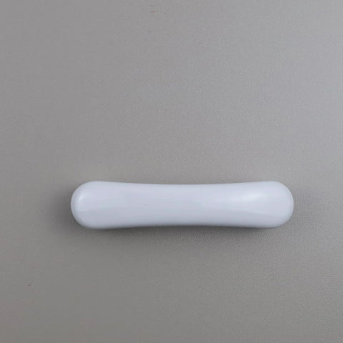White Glossy Ceramic Cabinet Pulls Arch Shaped 4 Pack Dresser Knobs With 3.03 Inch Hole Centers Ideal Kitchen And Bedroom Cabinet Handles