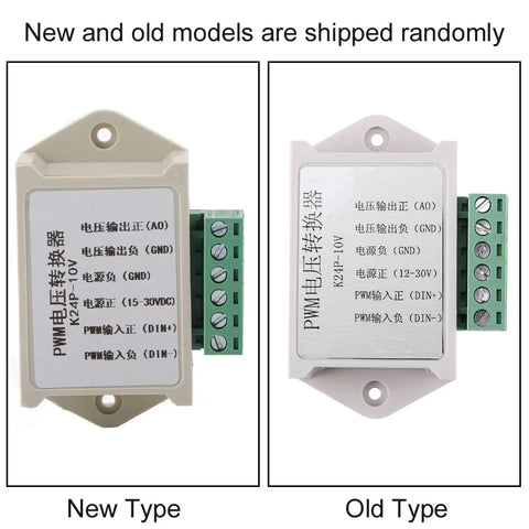 Comparison of two PWM To Analog Converter Module For PLCs And Industrial Control Boards Digital To Analog Voltage Converter Adapter 24V