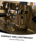 Heat Sleeve For Steam Pipe Rubber Cover For Espresso Machine Insulation Kit in use on espresso machine