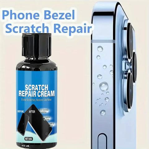 Phone Screen Scratch Remover Kit 100g Gentle Polishing Cream For Glass Screens And Metal Frames With Sponge Quick Fix No Sweat