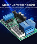 Close-up of Heavy Duty Multifunction Time Relay And Motor Control Board Built For Low Voltage Industrial Gear with control ports.