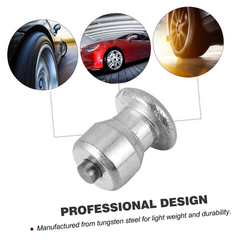 Premium Tungsten Winter Tire Studs Pack 50 piece hardened tungsten steel spike with smooth bolt-on installation for traction.