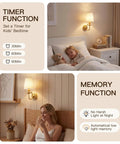 Wireless Wall Sconces Set Of Two With 5300mAh Battery And Remote Control Fifteen Dimmable Colors Fabric Shade Brushed Gold For Bedroom Living Room No Sweat Install Definitely Top Notch Glow with timer and memory function features.