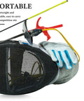 Pro Grade Fencing Foil Epee Handle Replacement Grip With Conductive Wire, mask and gloves for adult foil training