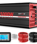Heavy Duty 5000W Power Inverter 12V Dc To 120V Ac Converter For Rv And Truck 10000W Peak Off Grid Solar System with cables