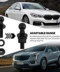 Car Ball Stud Kit 10mm With Spacers And Nuts For M6 Thread Gas Struts Lift Support Critical Connecting Parts For Your Ride Heavy Duty Four Pack Replacement Ball Studs And Nuts, black steel stud with nut and spacer for cars and SUVs