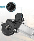 Heavy Duty Plug And Play Front Left Power Window Lift Motor For Toyota Highlander with 2 pins and durable construction.