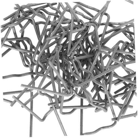 Hot melt staples from the 100 Piece Car Bumper Plastic Repair Welding Rods Kit With Hot Melt Staples For Quick Dashboard Repairs And Multipurpose Auto Fixes