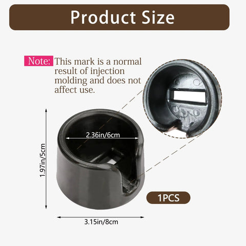 Precision Fit Anti Slip Tamper Base For Espresso Machines ES601 ES701 dimensions and size details
