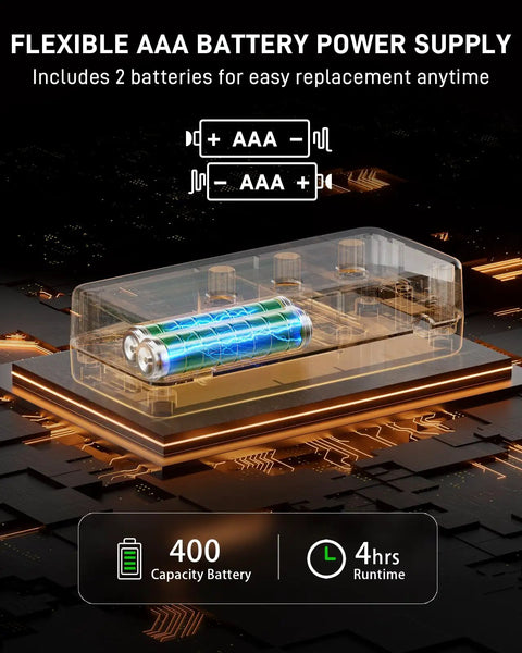 AAA battery power supply for Mini Guitar Headphone Amplifier With 3.5mm Aux Jack For Silent Practice And On The Go Travel Real Analog Tone