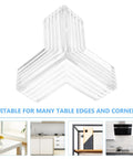 Transparent PVC corner guard from 10 Pack PVC Corner Guards For Furniture And Steps Soft Corner Protectors For Safety Easy To Install.