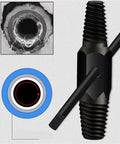Gotta Fix That Wrench Faucet Valve Fast? Grab This Sick Double Head Broken Screw Extractor Kit With 5 Premium Alloy Steel Tools Designed To Grip And Remove Stuck Parts Like A Pro Without Breaking A Sweat. black alloy steel screw extractor for seized faucet valve threads