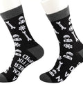 Two Pairs Mechanical Inspired Engineer Socks I Am A Mechanic I Cant Fix Stupid But I Can Fix What Stupid Does black socks
