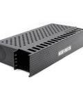 Effortless Patch Cable Management Unit For Clean Rack Setups With No Fuss Design, Eliminates Surges And Grounding Issues Using A Non Conductive One Piece Molded Construction, Replaces Plastic Ducts Or D Rings, 48 Port Cycles For Balanced Patching