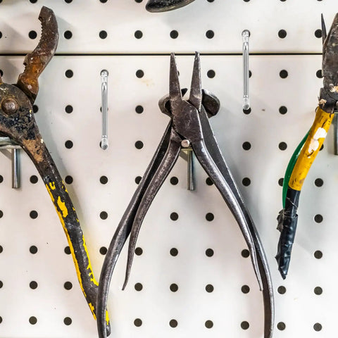 Heavy Duty 120 Piece Pegboard Hooks Set For Garage And Workshop Storage Rust Proof Iron Wall Hangers Organize Power Tools Buckets And Hardware Keep Your Shop Crisp And Clean