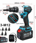 Fully Automatic Cordless Rivet Nut Gun Featuring Electric Drive And Rapid M3 To M12 Mandrels Offers No Sweat Performance For Mechanics Looking For Killer One Trigger Fabrication Setup with digital display and battery.