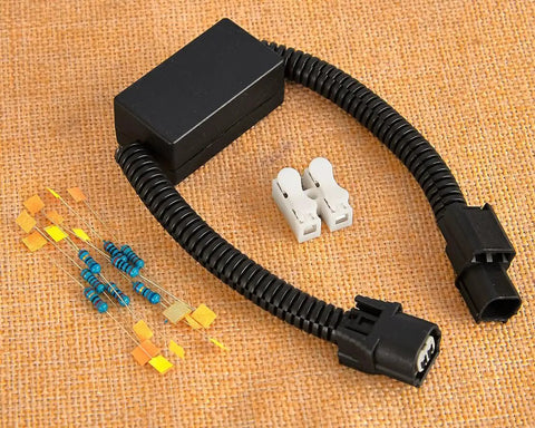 Solid VCM Bypass Harness And Resistor Plug Set For 3.5L V6 Engine with wiring and resistors for Honda Accord Pilot Odyssey