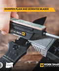 Pro Grade Precision Adjustable Knife Sharpener With 7 Abrasives Including Diamond And Ceramic Leather Strop Beefed Up