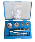 Calibration Weight Set 17 Piece For Pro Grade Precision Balance Scale With Tweezers And Gloves, 10 Mg To 100 G in blue case.