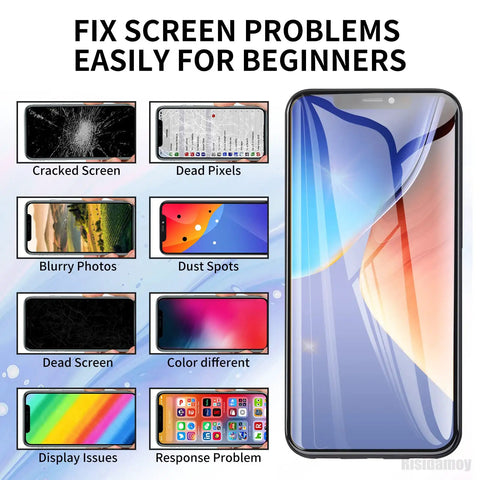 IPhone 11 6.1 Inch Screen Replacement DIY Kit With Earpiece And Sensor Full Assembly 3D Touch LCD Digitizer Front Glass Repair Tools A2111 A2223 A2221