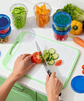 12 Pack Freezer Storage Containers Set With Twist Top Lids 34 Oz 24 Oz And 17 Oz BPA Free Plastic Food Storage Containers