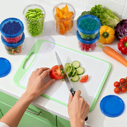 12 Pack Freezer Storage Containers Set With Twist Top Lids 34 Oz 24 Oz And 17 Oz BPA Free Plastic Food Storage Containers