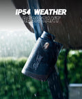 Series 4 Ultra Golf Rangefinder With Slope Switch Black in rain showing IP54 weather-resistant feature