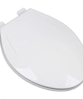 Slow Close Plastic Elongated Top Mount Toilet Seat With Adjustable Release And Clean Hinge No Fuss Upgrade Durable Polypropylene Construction