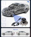 Front Wheel Bearing Hub Assembly With ABS Bolt-On Direct Fit For Isuzu I-280 And I-290 Plus GMC Canyon And Chevrolet Colorado 6 Lug Vehicles OE 515105 Drop-In Replacement Long-Life Performance shown with car components and installation diagram.