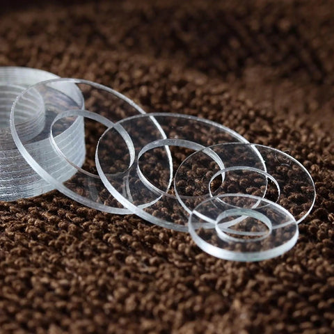 Transparent PVC hard washers set for screws M1.2-M20, gasket insulation plate pads, 100 pieces, ideal for electronics and DIY.