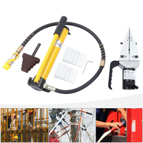 Heavy Duty Hydraulic Flange Spreader And CP 180 Hand Pump Combo Packing 14 Ton Muscle For Ripping Apart Sticky Pipe Flanges Without Breaking A Sweat While You Crush Your Next Big Build Project