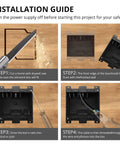 PVC 2 Gang Old Work Box Deep 25 Cu In Electrical Box For Switches And Outlets Plastic Junction Box ETL Listed installation guide