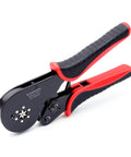 Hexagonal Ferrule Crimping Tool For Wire Ferrules 30-5 AWG 0.5-16mm2 With Ergonomic Non Slip Handle And Ratchet Mechanism