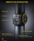 Close-up of control panel of High Performance Pivot Handle Electric Screwdriver Featuring Live Torque Display And Eight Adjustable Settings.