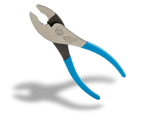 Slip Joint Pliers 526 Two Position Adjustable With Serrated Jaw And Wire Cutter Rust Resistant Made In USA Six Inch Workhorse Pliers For Gripping Turning And Holding Pipes Bolts And Fasteners In The Shop