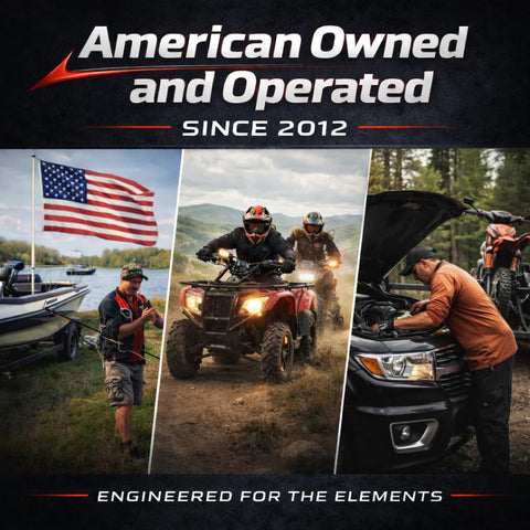 American owned and operated outdoor activities with boat, ATV, and vehicle maintenance.